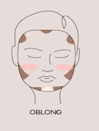 makeup tips for women with oblong types of face shapes